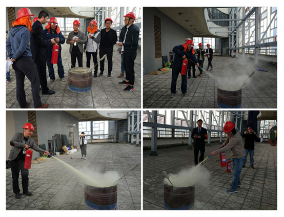 金年会平台装饰举行2018年度消防演练
