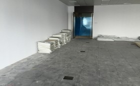 马石油办公室装修设计工程施工现场_金年会平台装饰公司