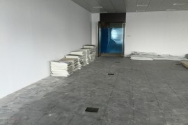 马石油办公室装修设计工程施工现场_金年会平台装饰公司